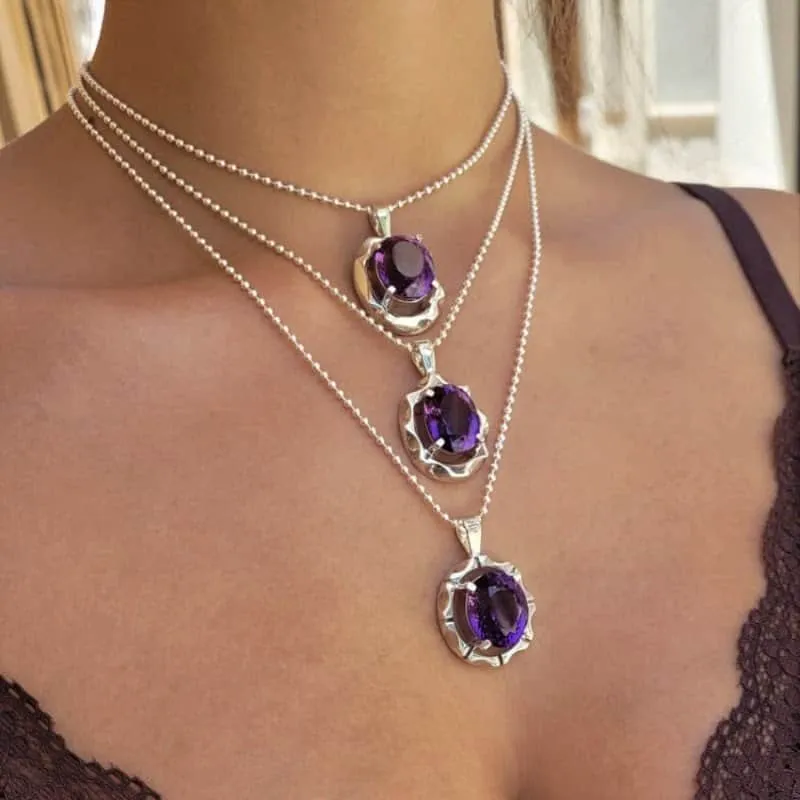 Collares de amatista